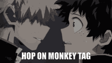 My Hero Academia Monkey Tag GIF