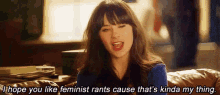I Hope You Like Feminist Rant GIF
