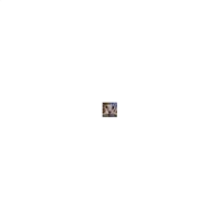 a close up of a cat 's face with a dresser in the background