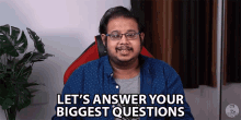 Lets Answer Your Biggest Questions Amartya Baidya GIF - Lets Answer Your Biggest Questions Amartya Baidya C4etech GIFs
