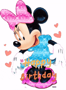 happy birthday minnie mouse