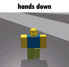 Hands Down Roblox GIF - Hands Down Roblox Funny GIFs