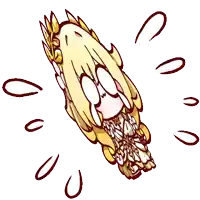 a cartoon drawing of a chicken with a surprised look on its face
