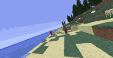 Minecraft Gameplay GIF - Minecraft Gameplay Beach GIFs