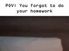 Forget Homework Lin GIF - Forget Homework Lin Pov GIFs