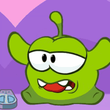 Disgusted Om Nom GIF - Disgusted Om Nom Cut The Rope GIFs