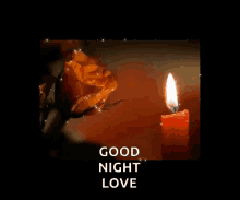 Candle With Glitter Light GIF