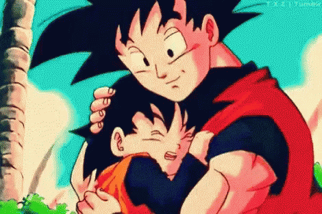  Goku Y Su Hijo GIF