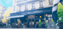 a building with a sign that says heart and cafeteria