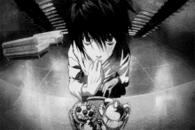Death Note Light GIF - Death Note Light Eating GIFs