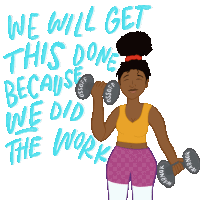 We Did The Work Work Sticker - We Did The Work Work Workout Stickers