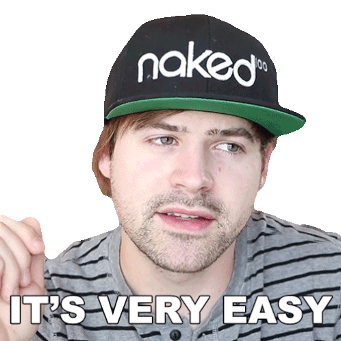 It'S Very Easy Jared Dines Sticker - It'S Very Easy Jared Dines It'S Not Hard Stickers