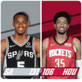 San Antonio Spurs (131) Vs. Houston Rockets (106) Post Game GIF - Nba Basketball Nba 2021 GIFs