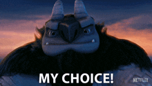 My Choice Aaarrrgghh GIF - My Choice Aaarrrgghh Trollhunters Tales Of Arcadia GIFs