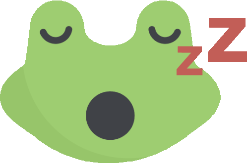 Sleep Sleepy Sticker - Sleep Sleepy Toad Stickers
