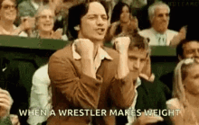 Wrestler Makes Weight Yes GIF - Wrestler Makes Weight Yes Hell GIFs