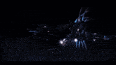 a computer generated image of a fireball exploding