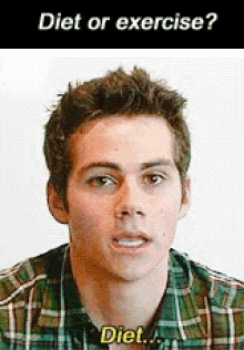 Dylan O Brien Diet Or Exercise GIF - Dylan O Brien Diet Or Exercise Diet GIFs