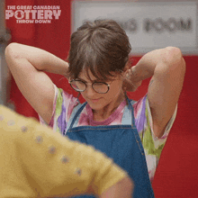 Apron The Great Canadian Pottery Throw Down GIF - Apron The Great Canadian Pottery Throw Down Getting Ready GIFs