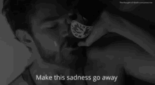Make This Sadness Go Away Depressed GIF - Make This Sadness Go Away Depressed Drink GIFs