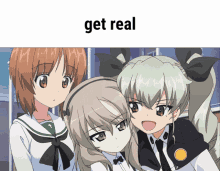 Get Real Girls Und Panzer GIF - Get Real Girls Und Panzer GIFs