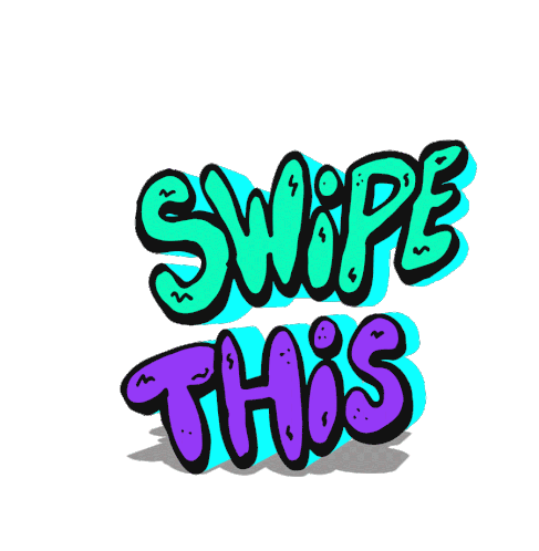Swipe Swipe Up Sticker - Swipe Swipe Up Swiper Stickers