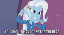 Mlp Trixie GIF - Mlp Trixie You Should Have Gone For The Head GIFs