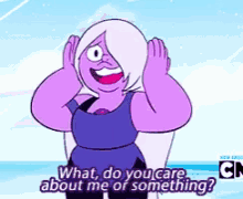 Amethyst Do You Care About Me Or Something GIF