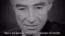 Now I Am Become Death Oppenheimer GIF - Now I Am Become Death Oppenheimer Robert Oppenheimer GIFs