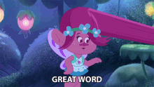 Great Word Poppy GIF - Great Word Poppy Trolls GIFs