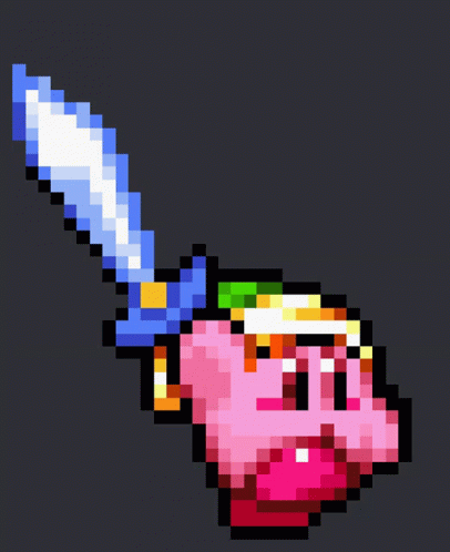sword kirby pixel