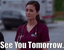 Chicago Med See You Tomorrow GIF - Chicago Med See You Tomorrow Natalie Manning GIFs