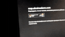 a black screen with the website map.ukrainealarm.com