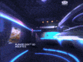 a video game screen shows a robot playing a game and says " please run go " at the bottom