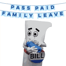 arielnwilson carecantwait billcostume national caregivers day pass paid family leave