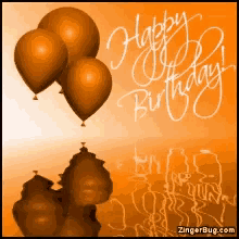 Happy Birthday Balloons GIF