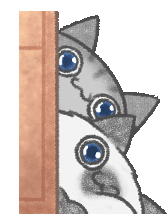Nosy Cat Sticker - Nosy Cat Stickers