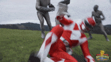 Fighting Red Ranger GIF - Fighting Red Ranger Rocky Desantos GIFs