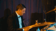 Playing The Drums Sam Checkoway GIF - Playing The Drums Sam Checkoway Born Without Bones GIFs