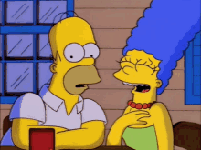 the simpsons homer simpson marge simpsons laughing lol