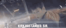 star trek kirk has landed chekov landed