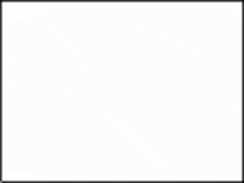 a white square with a black border on a white background