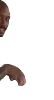 a bald man with a beard and tattoos on his arms