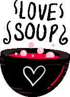 Love Soup Soup Sticker - Love Soup Soup Love Stickers