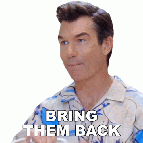 Bring Them Back Jerry Oconnell Sticker - Bring Them Back Jerry Oconnell