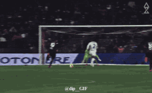 a soccer player wearing the number 19 jumps to head the ball