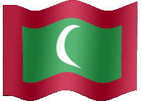 Maldives Flag Sticker - Maldives Flag Stickers