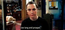 Live Long And Prosper GIF - Tv Comedy Cbs GIFs
