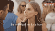 She Touched Your Arm That Is Flirting Jealous Gf GIF - She Touched Your Arm That Is Flirting Jealous Gf Angry GIFs