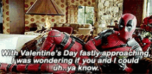 Deadpool Valentines GIF - Deadpool Valentines Get To Know You GIFs